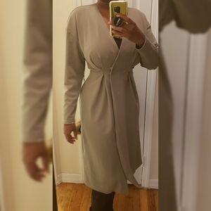 H&M olive Green Jacket Dress